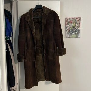 Danier sheep skin coat